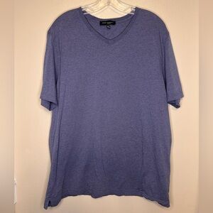 Robert Barakett Men’s V-neck Tee T-shirt Size XXL Blue